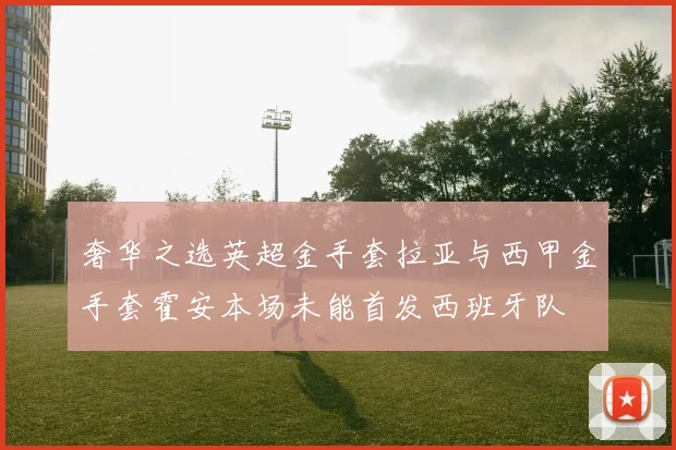 奢华之选英超金手套拉亚与西甲金手套霍安本场未能首发西班牙队
